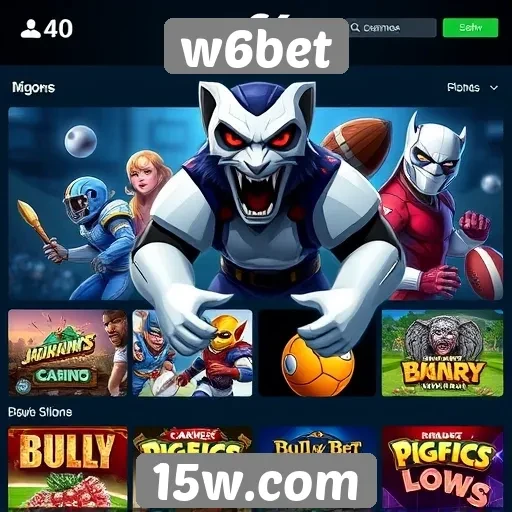 Avaliação das opções de jogos disponíveis no W6bet