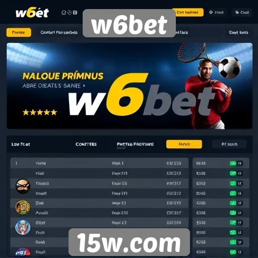 Promos e bônus disponíveis na w6bet