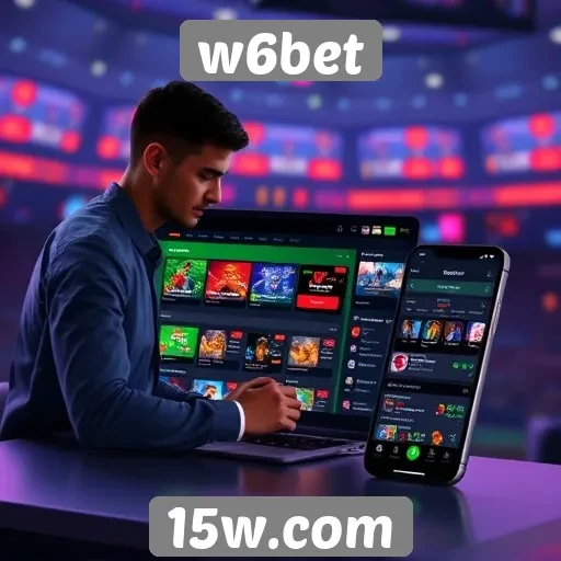 Experiência do usuário no site e aplicativo do w6bet